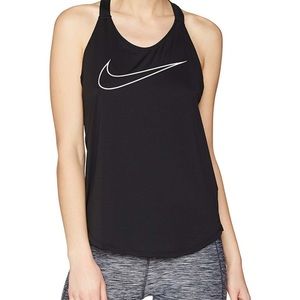 Nike Elastika Dri- fit swoosh symbol mesh gym tank
